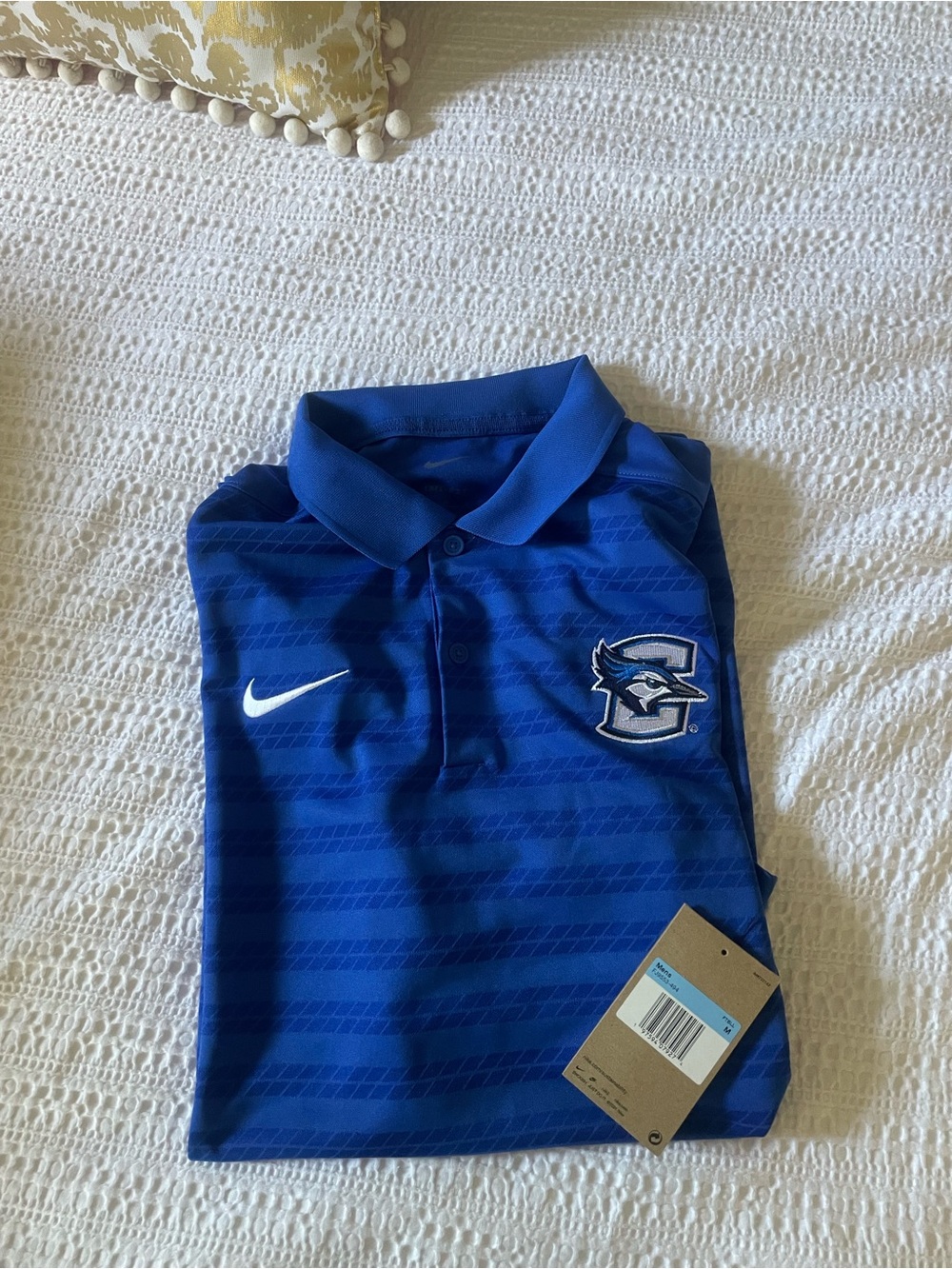 NWT Creighton Bluejays Nike Royal Blue Men's Athletic Polo